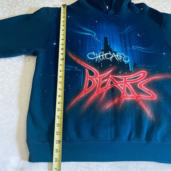 Chicago Bears Graffiti Hooded Pullover Sweatshirt - Picture 13 of 16